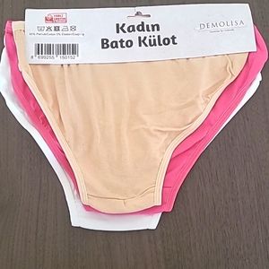 NWT Demolisa women panties large 3 pcs.
